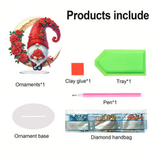 Load image into Gallery viewer, Acrylic Special Shape Moon Gnome Diamond Painting Desktop Ornaments for Home
