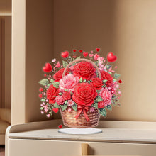 Load image into Gallery viewer, Acrylic Special Shape Flower Basket Diamond Painting Desktop Ornaments
