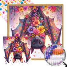 Load image into Gallery viewer, AB Diamond Painting - Full Round - Sunset flower bat (30*30CM)
