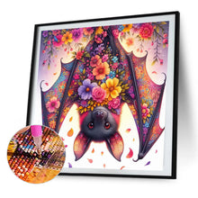 Load image into Gallery viewer, AB Diamond Painting - Full Round - Sunset flower bat (30*30CM)

