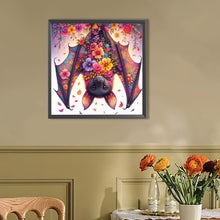 Load image into Gallery viewer, AB Diamond Painting - Full Round - Sunset flower bat (30*30CM)
