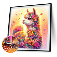 Load image into Gallery viewer, AB Diamond Painting - Full Round - Sunset flower alpaca (30*30CM)
