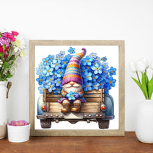 Load image into Gallery viewer, AB Diamond Painting - Full Round - Forget-me-not gnome (30*30CM)
