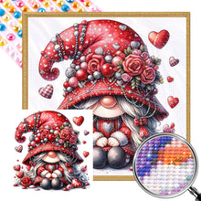 Load image into Gallery viewer, AB Diamond Painting - Full Round - Love rose gnome (30*30CM)

