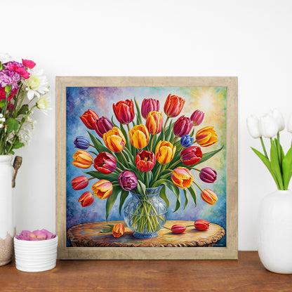 AB Diamond Painting - Full Round - Tulip (30*30CM)