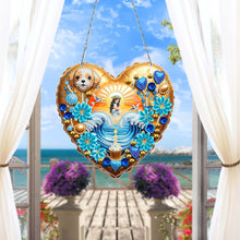 Load image into Gallery viewer, Ocean Waves 5D DIY Diamond Painting Dots Pendant Rhinestone Diamond Art Pendants
