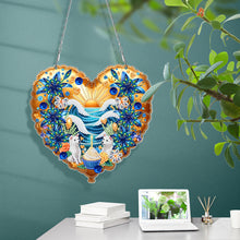 Load image into Gallery viewer, Ocean Waves 5D DIY Diamond Painting Dots Pendant Rhinestone Diamond Art Pendants
