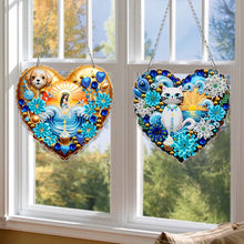 Load image into Gallery viewer, Ocean Waves 5D DIY Diamond Painting Dots Pendant Rhinestone Diamond Art Pendants
