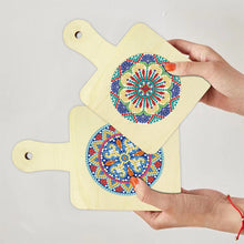 Load image into Gallery viewer, 4Pcs Bird Diamond Art Place Mats Round Diamond Painting Table Mats for Beginners
