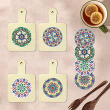 Load image into Gallery viewer, 4Pcs Bird Diamond Art Place Mats Round Diamond Painting Table Mats for Beginners
