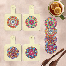 Load image into Gallery viewer, 4Pcs Bird Diamond Art Place Mats Round Diamond Painting Table Mats for Beginners
