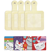 Load image into Gallery viewer, 4Pcs Bird Diamond Art Place Mats Round Diamond Painting Table Mats for Beginners
