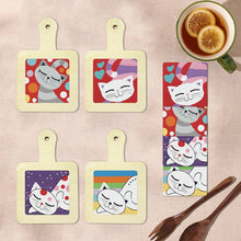 Load image into Gallery viewer, 4Pcs Bird Diamond Art Place Mats Round Diamond Painting Table Mats for Beginners
