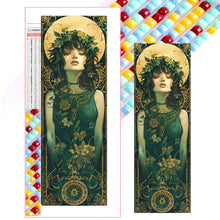 Load image into Gallery viewer, Diamond Painting - Full Square - Green forest woman (30*90CM)
