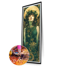 Load image into Gallery viewer, Diamond Painting - Full Square - Green forest woman (30*90CM)
