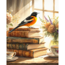 Load image into Gallery viewer, Diamond Painting - Full Square - Birds on books (40*50CM)
