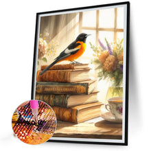 Load image into Gallery viewer, Diamond Painting - Full Square - Birds on books (40*50CM)
