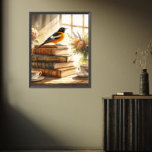 Load image into Gallery viewer, Diamond Painting - Full Square - Birds on books (40*50CM)
