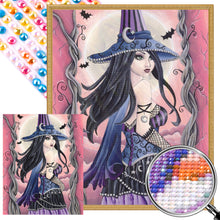 Load image into Gallery viewer, AB Diamond Painting - Full Round - Mysterious witch (40*50CM)
