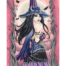 Load image into Gallery viewer, AB Diamond Painting - Full Round - Mysterious witch (40*50CM)
