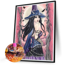 Load image into Gallery viewer, AB Diamond Painting - Full Round - Mysterious witch (40*50CM)
