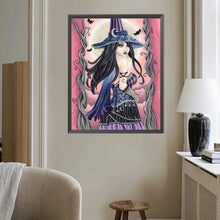 Load image into Gallery viewer, AB Diamond Painting - Full Round - Mysterious witch (40*50CM)

