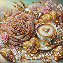 Load image into Gallery viewer, Diamond Painting - Partial Special Shaped - Rose love (30*30CM)
