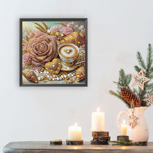 Load image into Gallery viewer, Diamond Painting - Partial Special Shaped - Rose love (30*30CM)
