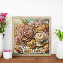 Load image into Gallery viewer, Diamond Painting - Partial Special Shaped - Rose love (30*30CM)
