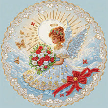 Load image into Gallery viewer, Diamond Painting - Partial Special Shaped - Angel girl (30*30CM)
