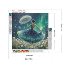 Load image into Gallery viewer, Diamond Painting - Full Round - Dandelion girl (30*30CM)
