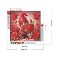 Load image into Gallery viewer, Diamond Painting - Full Round - Rose gnome girl (30*30CM)
