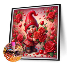 Load image into Gallery viewer, Diamond Painting - Full Round - Rose gnome girl (30*30CM)
