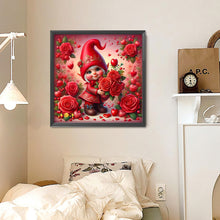 Load image into Gallery viewer, Diamond Painting - Full Round - Rose gnome girl (30*30CM)
