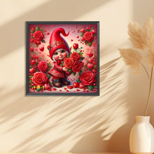 Load image into Gallery viewer, Diamond Painting - Full Round - Rose gnome girl (30*30CM)
