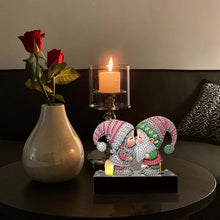 Load image into Gallery viewer, Flower Fairy Diamond Painting Candle Holder Ornaments Aromatherapy Candle Holder
