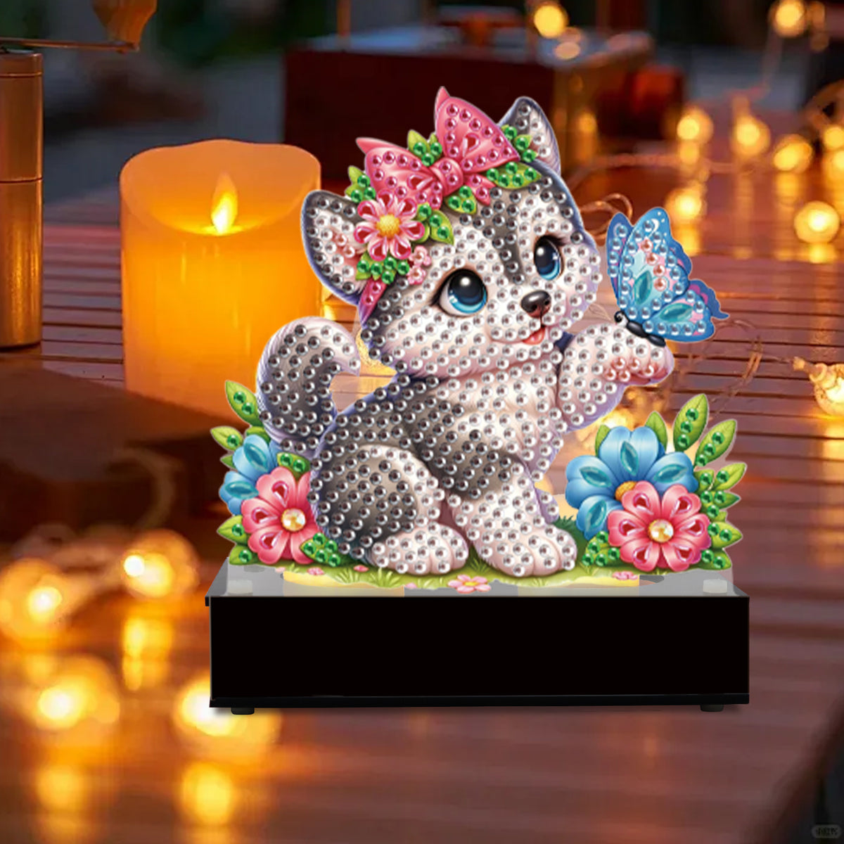Flower Fairy Diamond Painting Candle Holder Ornaments Aromatherapy Candle Holder