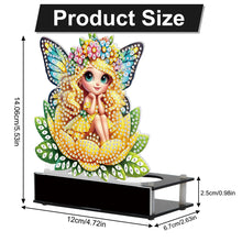 Load image into Gallery viewer, Flower Fairy Diamond Painting Candle Holder Ornaments Aromatherapy Candle Holder
