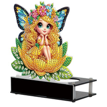 Load image into Gallery viewer, Flower Fairy Diamond Painting Candle Holder Ornaments Aromatherapy Candle Holder
