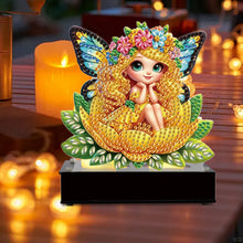 Load image into Gallery viewer, Flower Fairy Diamond Painting Candle Holder Ornaments Aromatherapy Candle Holder
