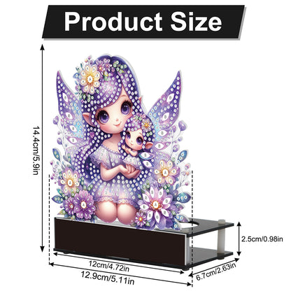 Flower Fairy Diamond Painting Candle Holder Ornaments Aromatherapy Candle Holder