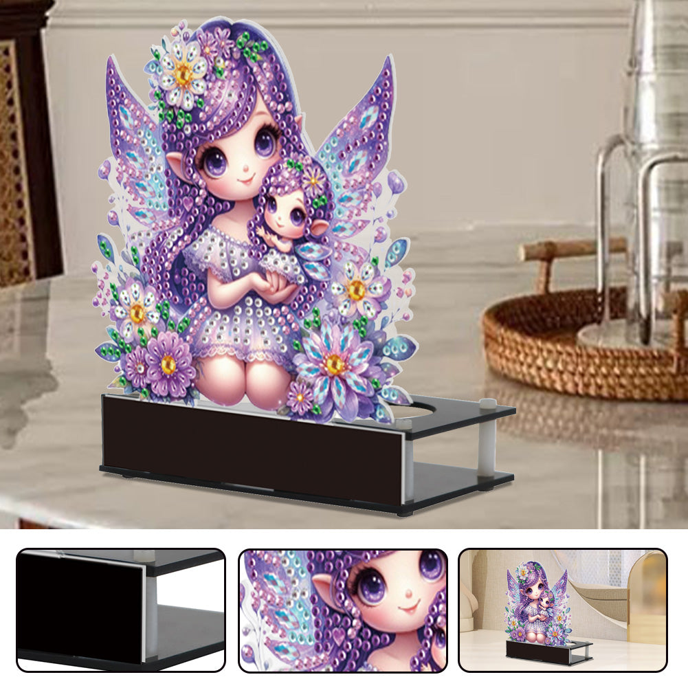 Flower Fairy Diamond Painting Candle Holder Ornaments Aromatherapy Candle Holder