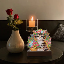 Load image into Gallery viewer, Flower Fairy Diamond Painting Candle Holder Ornaments Aromatherapy Candle Holder
