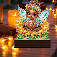 Load image into Gallery viewer, Flower Fairy Diamond Painting Candle Holder Ornaments Aromatherapy Candle Holder
