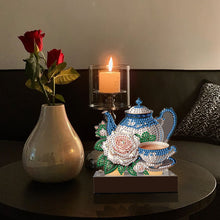 Load image into Gallery viewer, Flower Fairy Diamond Painting Candle Holder Ornaments Aromatherapy Candle Holder
