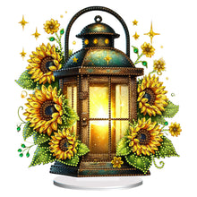 Load image into Gallery viewer, Acrylic Special Shape Flower Night Light 5D DIY Diamond Art Tabletop Decorations

