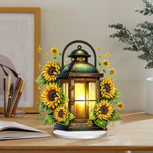 Load image into Gallery viewer, Acrylic Special Shape Flower Night Light 5D DIY Diamond Art Tabletop Decorations
