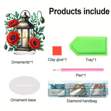 Load image into Gallery viewer, Acrylic Special Shape Flower Night Light 5D DIY Diamond Art Tabletop Decorations
