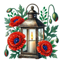 Load image into Gallery viewer, Acrylic Special Shape Flower Night Light 5D DIY Diamond Art Tabletop Decorations
