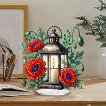 Load image into Gallery viewer, Acrylic Special Shape Flower Night Light 5D DIY Diamond Art Tabletop Decorations
